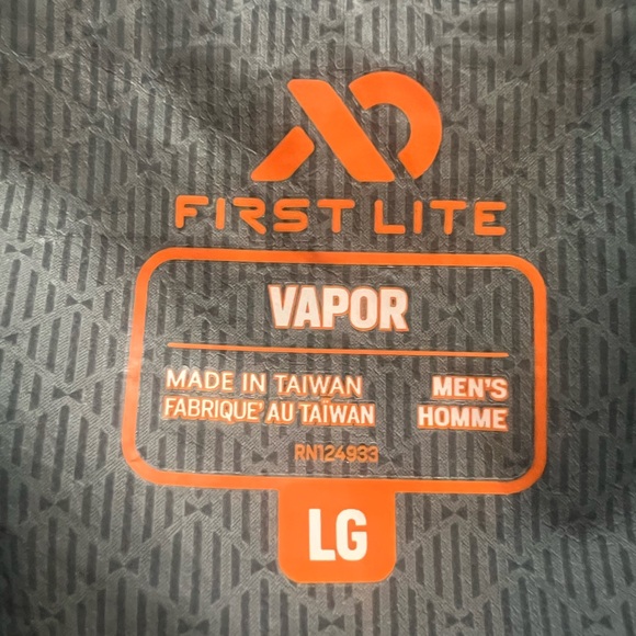 First Lite Vapor Stormlight Rain Jacket Large Fusion - Picture 2 of 3